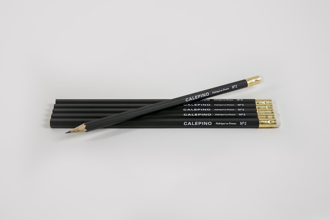 Crayons de Bois - Crayon à papier noir mat